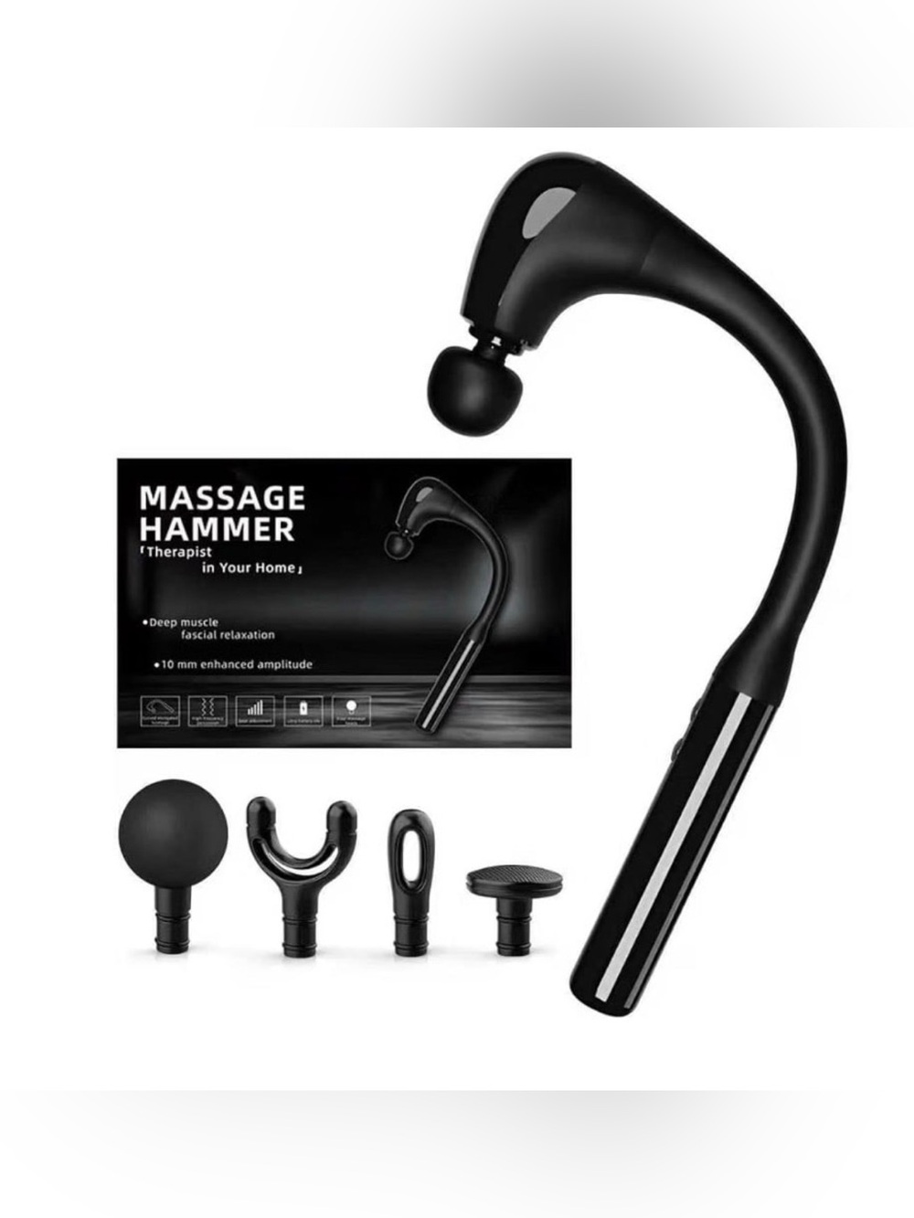 Deep Tissue Massage Gun with Extension Handle